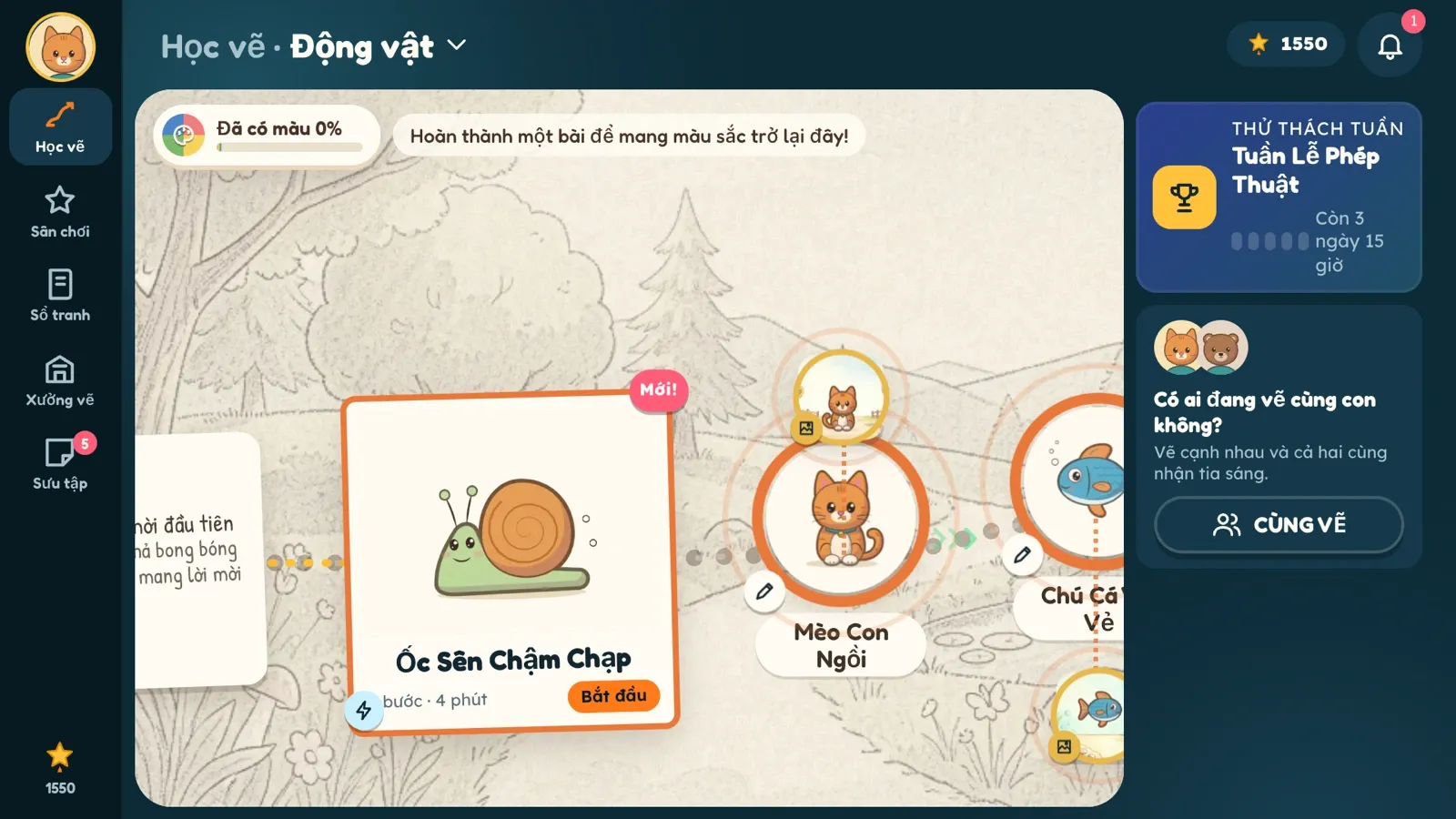 Sáu thế giới đầy câu chuyện để vẽ